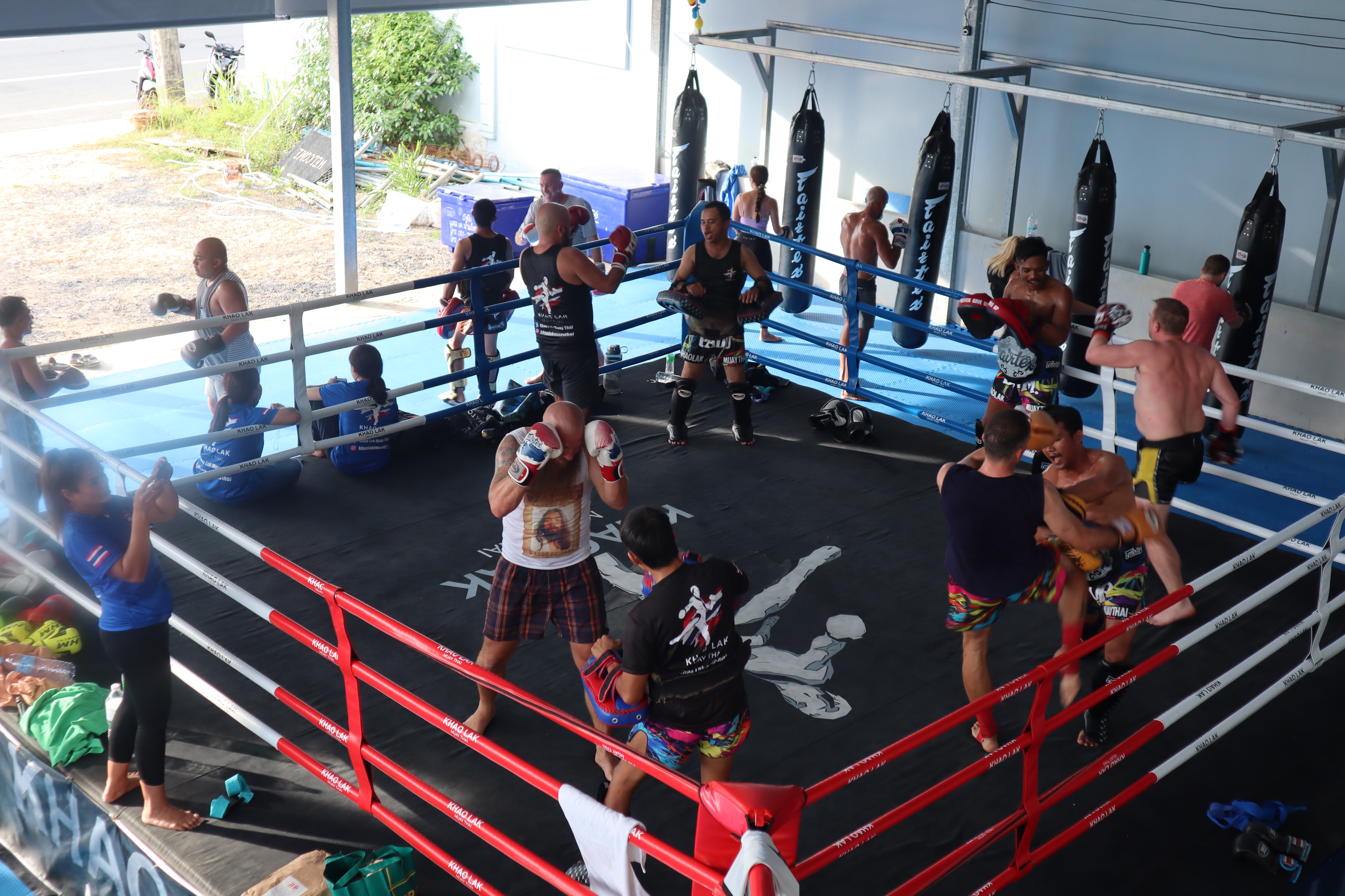 Group session at Khao Lak Muay Thai