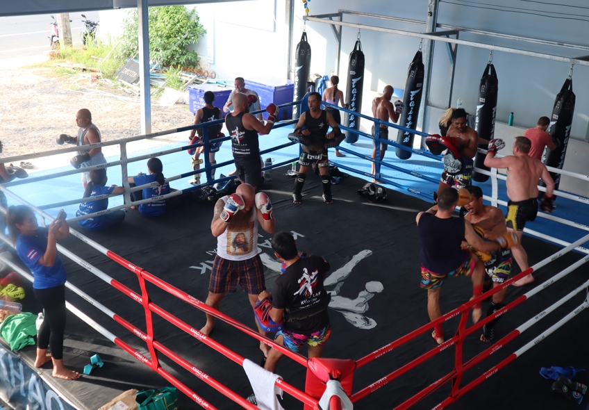 Group session at Khao Lak Muay Thai