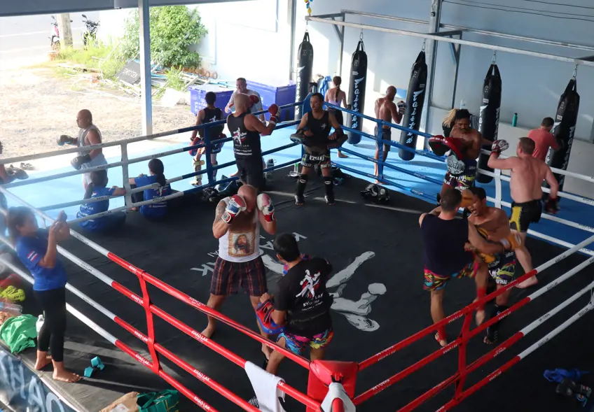 Group session at Khao Lak Muay Thai