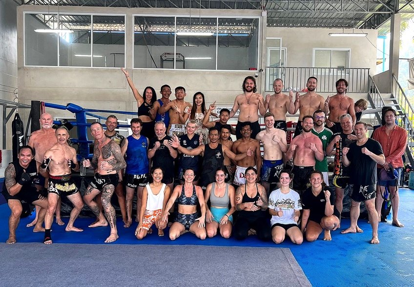 Shark Gym group photo at Khao Lak Muay Thai