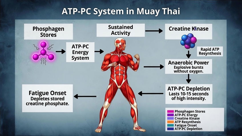 Muay Thai - ATP-PC Diagram