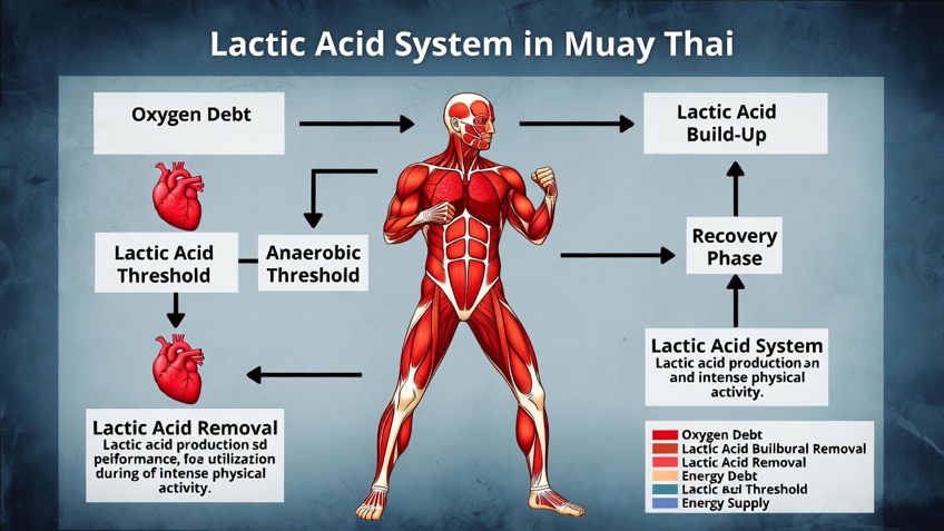 Muay Thai - Lactic Acid Diagram