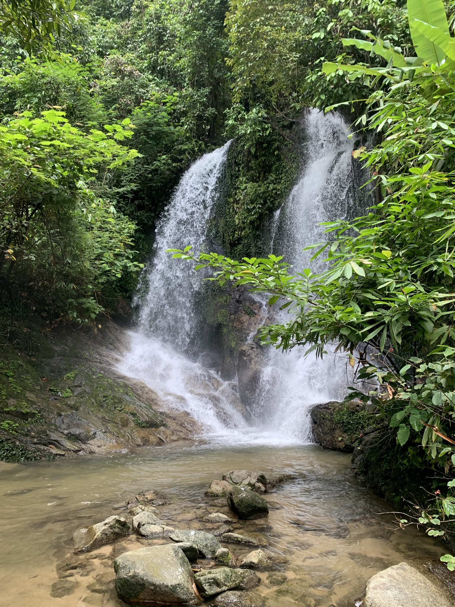 Chong Fah Waterfall - 10 mins from Khao Lak Muay Thai gym